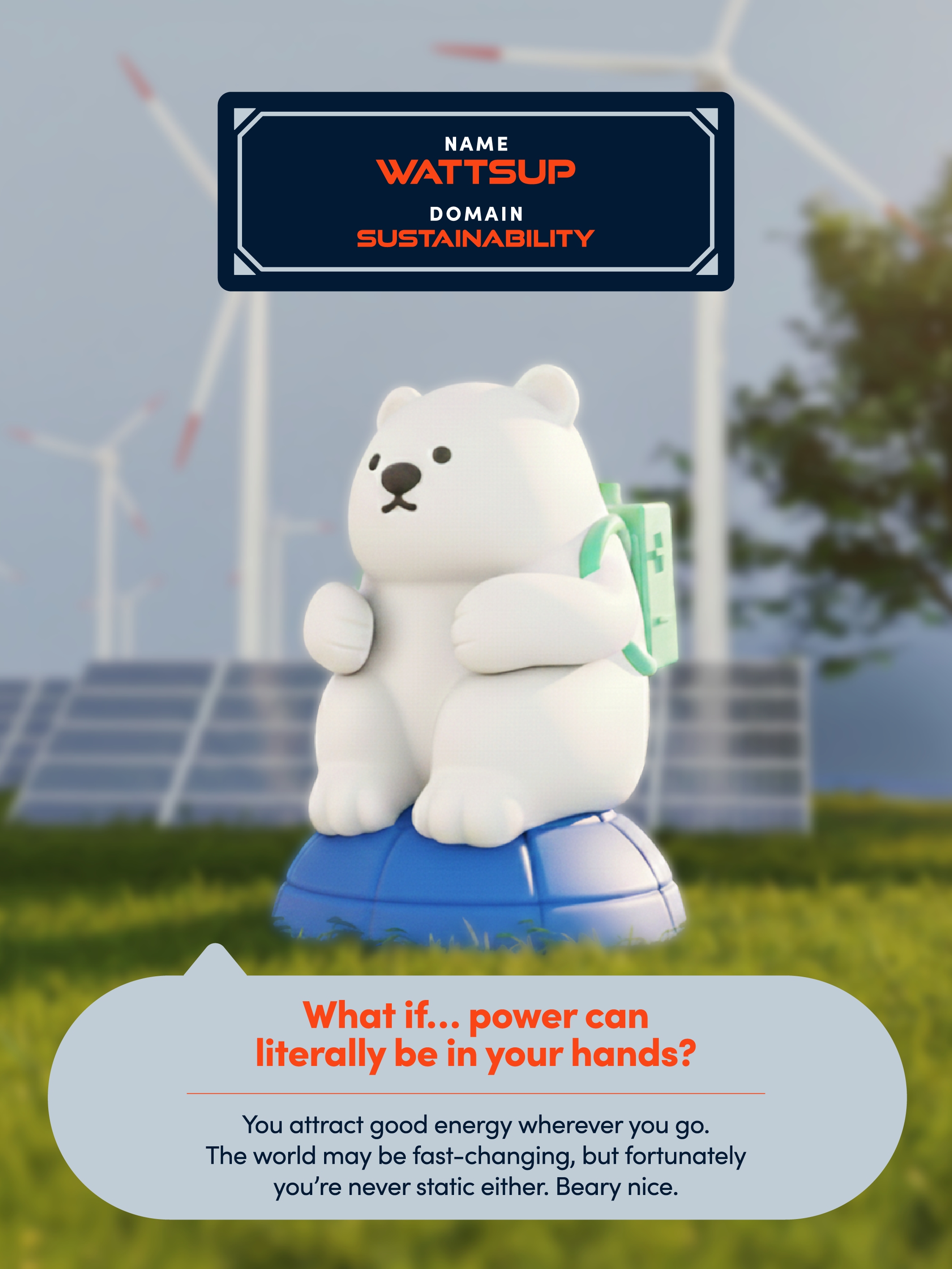 Wattsup: Representing Sustainability